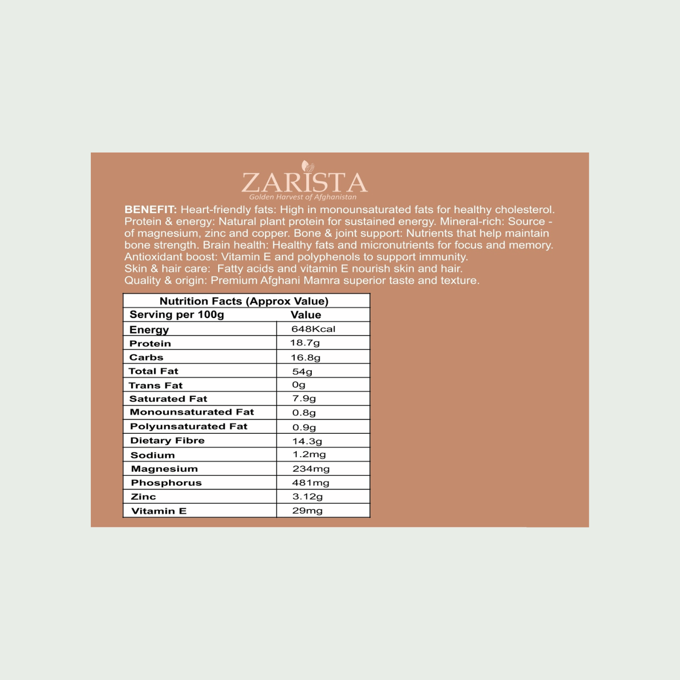 Premium Afghan Mamra Almonds (Badam) – High Oil Content, Raw & Natural Dry Fruits